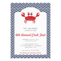 Crab Boil Summer BBQ Invitation
