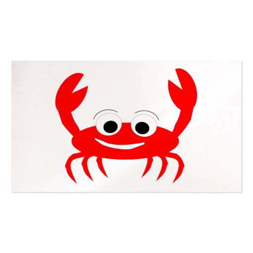 Crab Business Card (back side)