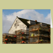 Crab Cages, Dutch Harbor, Alaska cards