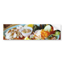 Crab Claws Lemons Salads Seafood Platters bumper stickers by lifesphere Crab Claws Lemons Salads Seafood Platters bumper stickers