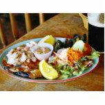 Crab Claws Lemons Salads Seafood Platters Acrylic Cut Out