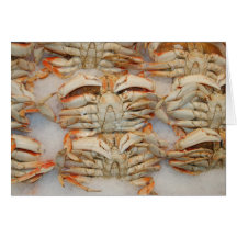 crab greeting cards