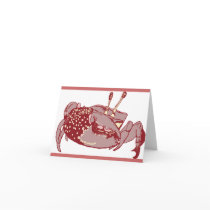 Crab Illustration Note Cards by artpowell Crab Illustration Note Cards