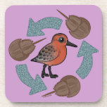 Crab-Knot Cycle Beverage Coaster