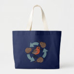 Crab-Knot Cycle Jumbo Tote Bag