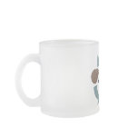 Crab-Knot Cycle Frosted Glass Mug