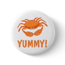 Crab Lover buttons