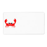 Crab Lover Shipping Label