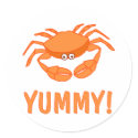 Crab Lover stickers by TLArnold2 Crab Lover stickers
