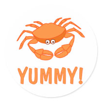 Crab Lover stickers by TLArnold2 Crab Lover stickers