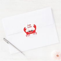 Crab Lover Sticker
