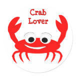 Crab Lover Sticker