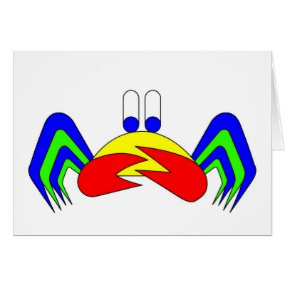 Crab-Mac-Claw Card by lonvig