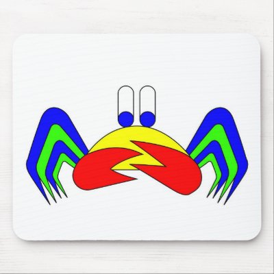 Crab-Mac-Claw Mousepad by lonvig