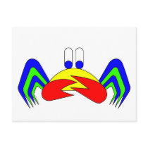Crab-Mac-Claw postcards