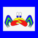 Crab-Mac-Claw postcards