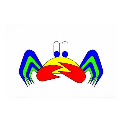 Crab-Mac-Claw Poster by lonvig