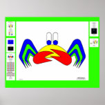 Crab-Mac-Claw the Crab - in English Posters