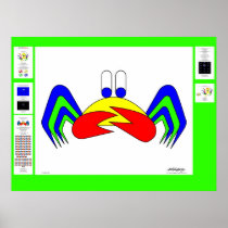 Crab-Mac-Claw the Crab - in English Posters
