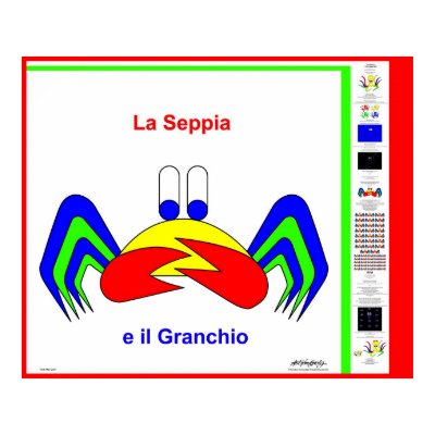 Crab-Mac-Claw the Crab - in Italian Posters by lonvig