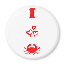 Crab magnets by AnimalLove686 Crab magnets