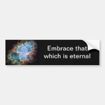 Crab Nebula Bumper Sticker