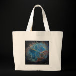 Crab Nebula Space Painting Print bags