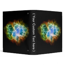 Crab Nebula Star Space Cloud 3 Ring Binders