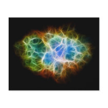 Crab Nebula Star Space Cloud Flyer Design