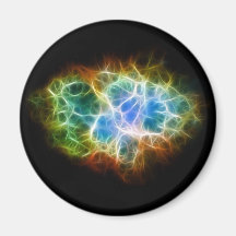 Crab Nebula Star Space Cloud Refrigerator Magnets