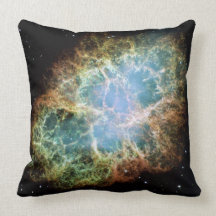 Crab Nebula Toss Pillow