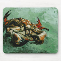 Crab on Its Back, Vincent van Gogh mousepads by masterpiecesofart Crab on Its Back, Vincent van Gogh mousepads