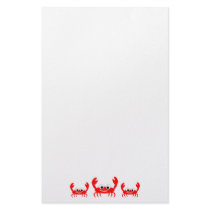 Crab Stationery