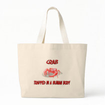 Crab trapped in a human body bags by AnimalShirts Crab trapped in a human body bags