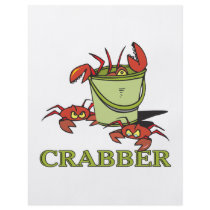 crabber bucket of crabby crabs full color flyer