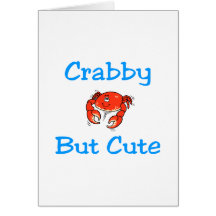 Crabby But Cute Greeting Cards