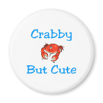 Crabby But Cute Magnets