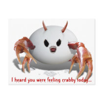Crabby Egg postcards
