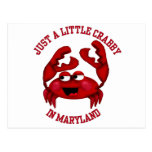 Crabby in Maryland Post Card