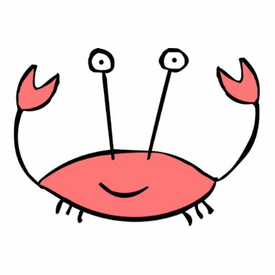 Crabby Keychain Acrylic Cut Outs by Mrsphillips