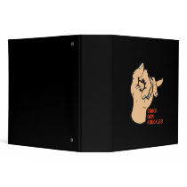 Crack Dem Knuckles Vinyl Binder