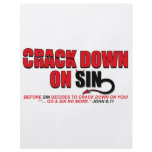 Crack Down On Sin... flyers