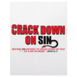 Crack Down On Sin... Letterhead