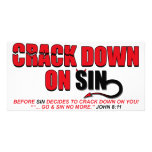 Crack Down On Sin... photo cards