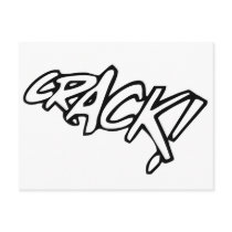 Crack! Postcard