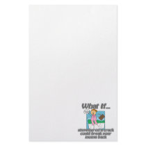 Crack stepper stationery design