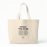 Crack the Code tote bag