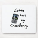 Crackberry mousepads