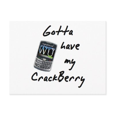 Crackberry Post Card by chrystynen