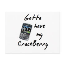 Crackberry postcards